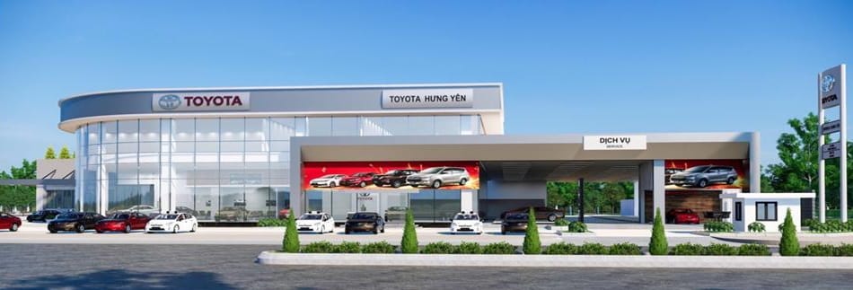 Danh Sách Showroom Ô Tô Toyota Chính Hãng Trên Toàn Quốc dai ly toyota hung yen
