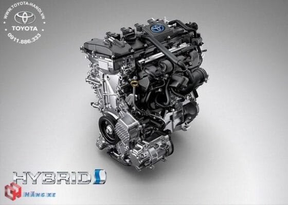 dong co xang va dong co dien hybird xe toyota corolla cross 2021 min